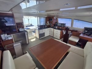 salon, Leopard 48, catamaran for sale