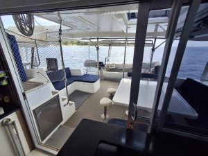 salon, Leopard 48, catamaran for sale