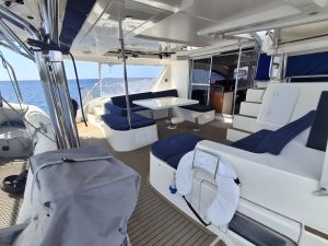 cockpit, Leopard 48, catamaran for sale