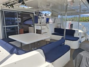 cockpit, Leopard 48, catamaran for sale