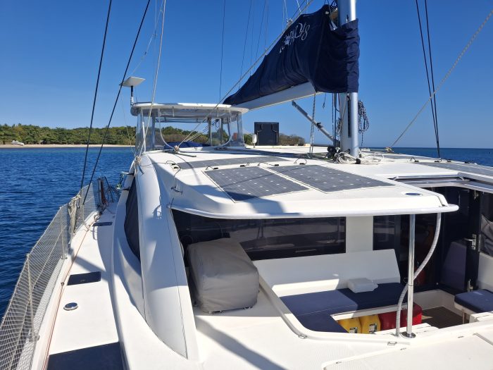 deck, Leopard 48, catamaran for sale