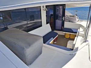 cockpit, Leopard 48, catamaran for sale