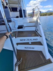 deck, Leopard 48, catamaran for sale