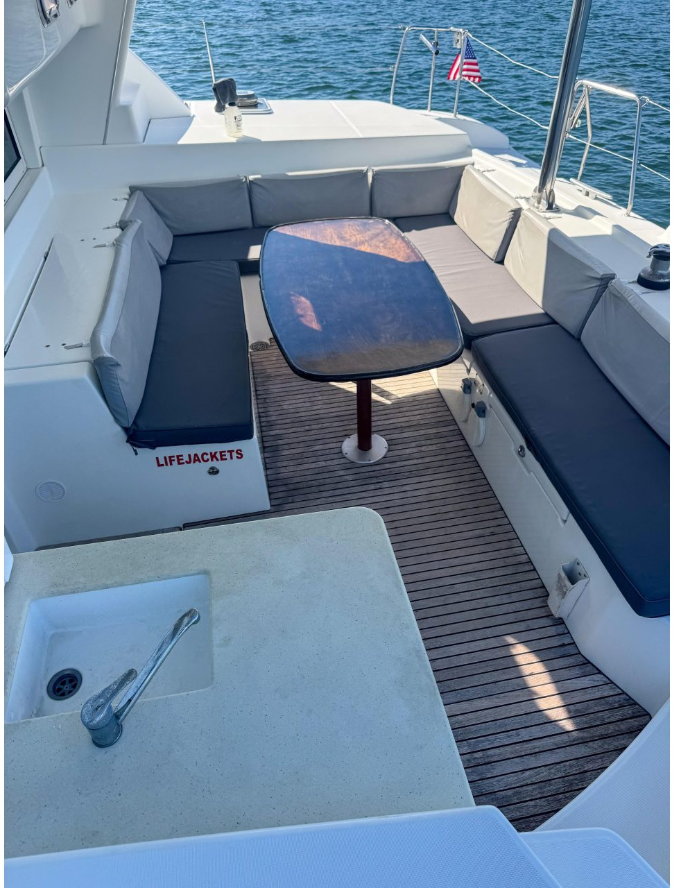 cockpit, Lagoon 440, catamaran for sale