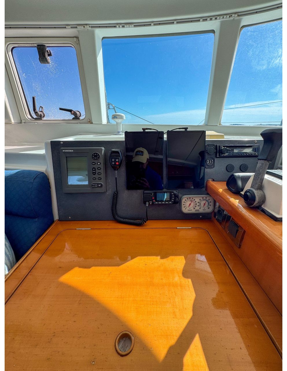 helm, Lagoon 440, catamaran for sale