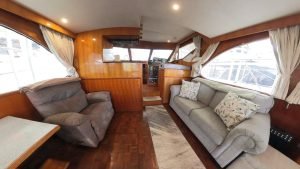 navigation station, Ocean Alexander 500, trawler for sale