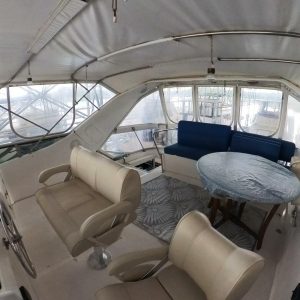 cockpit, Ocean Alexander 500, trawler for sale