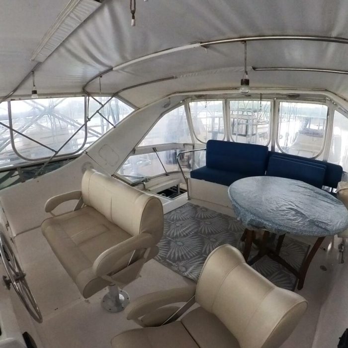 cockpit, Ocean Alexander 500, trawler for sale