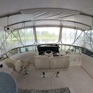 helm, Ocean Alexander 500, trawler for sale