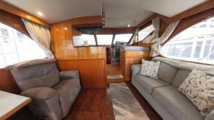 navigation station, Ocean Alexander 500, trawler for sale