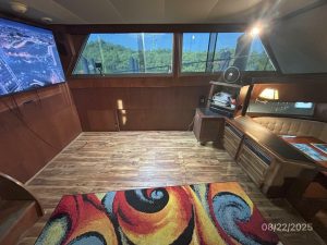 navigation station, Viking 44, trawler for sale