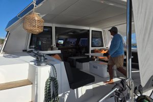 cockpit, Nautitech 46 Open, catamaran for sale