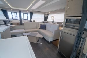 salon, FP 47 Saona, catamaran for sale