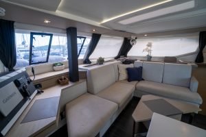 salon, FP 47 Saona, catamaran for sale