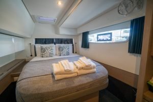 bed, FP 47 Saona, catamaran for sale