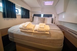 bed, FP 47 Saona, catamaran for sale