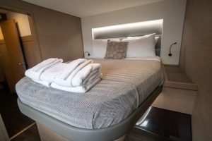 bed, FP 47 Saona, catamaran for sale