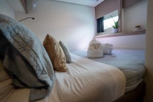 bed, FP 50 Saba, catamaran for sale