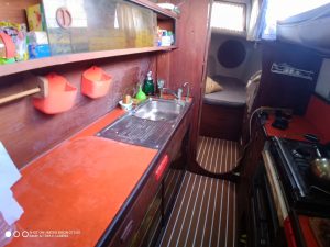 interior, Prout 37 Snowgoose, catamaran for sale