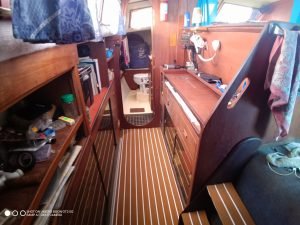 interior, Prout 37 Snowgoose, catamaran for sale