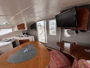 salon, FP 38 Athena, catamaran for sale