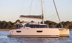 underway, FP 47 Saona, catamaran for sale