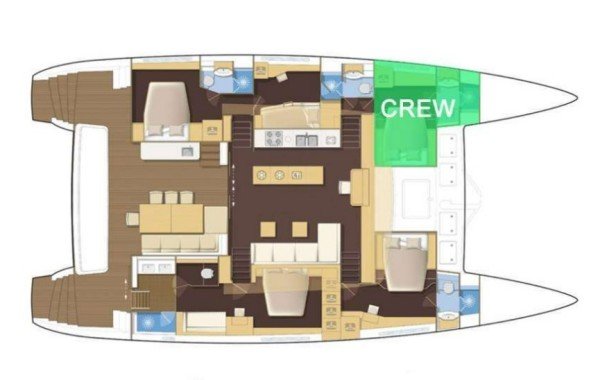 diagram, Lagoon 630 MY, trawler for sale