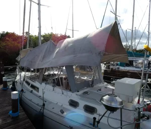 exterior, Moody 376, sailboat for sale