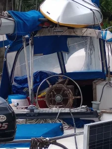 helm, Fantasia 35, sailboat for sale