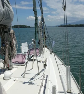 deck, Moody 376, sailboat for sale