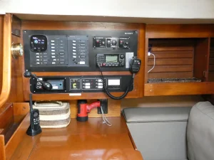 navigation station, Moody 376, sailboat for sale