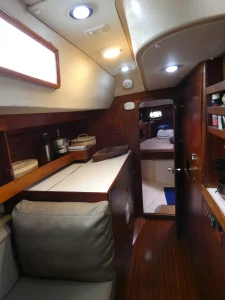 salon, Moody 376, sailboat for sale