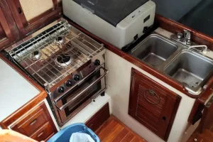interior, Downeast 38 Cutter, sailboat for sale