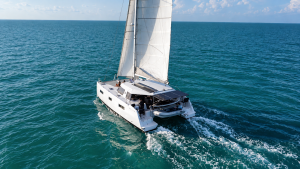 underway, Nautitech 40 Open, catamaran for sale