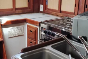 interior, Downeast 38 Cutter, sailboat for sale