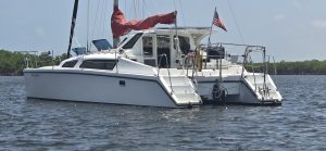 exterior, Gemini 105, catamaran for sale