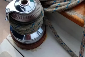 deck, Downeast 38 Cutter, sailboat for sale