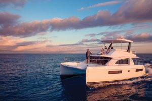 underway, Leopard 43 PowerCat, trawler for sale