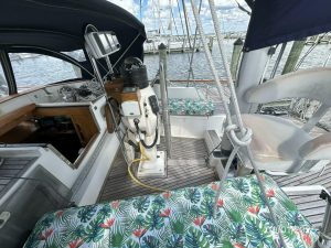 cockpit, Nauticat, sailboat for sale