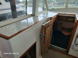 cockpit, Bertram 46.6, trawler for sale