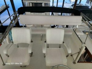 cockpit, Bertram 46.6, trawler for sale