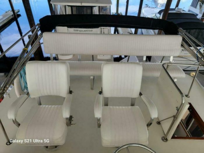 cockpit, Bertram 46.6, trawler for sale