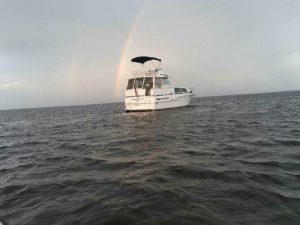 underway, Bertram 46.6, trawler for sale