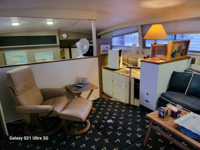 interior, Bertram 46.6, trawler for sale