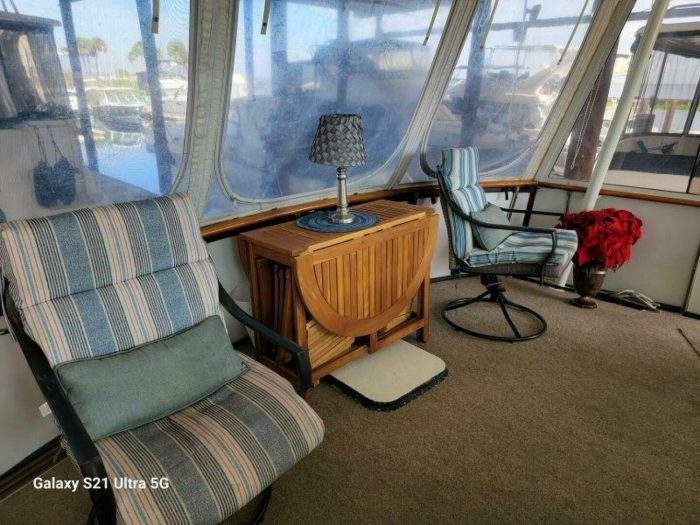 cockpit, Bertram 46.6, trawler for sale