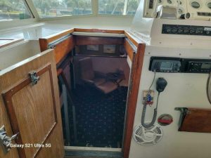 cockpit, Bertram 46.6, trawler for sale