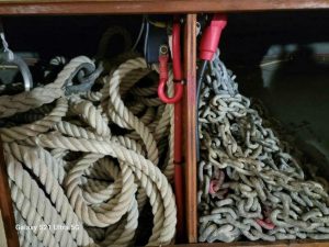 deck, Bertram 46.6, trawler for sale