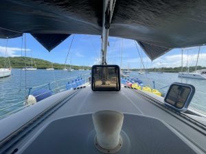 helm, Hunter 44, sailboat for sale
