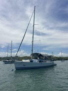 exterior, Hunter 44, sailboat for sale