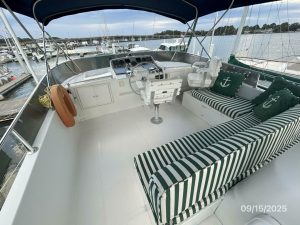 helm, Ocean Alexander 450 Classico, trawler for sale